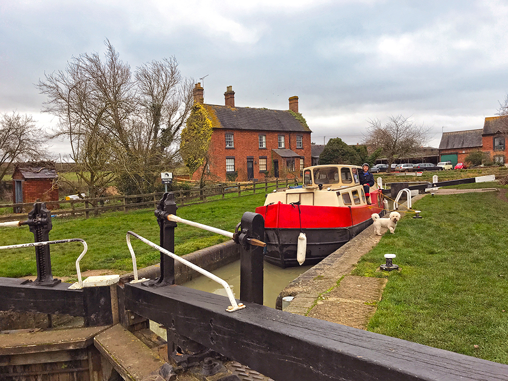 On the Oxford Canal at Marston Doles. 