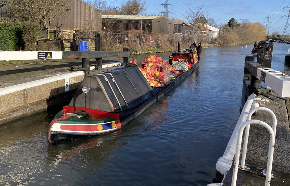Tom spent time aboard fuel boat Clover.