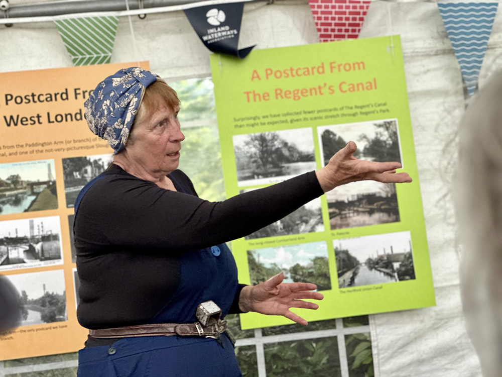 Kate regularly performs at canal events